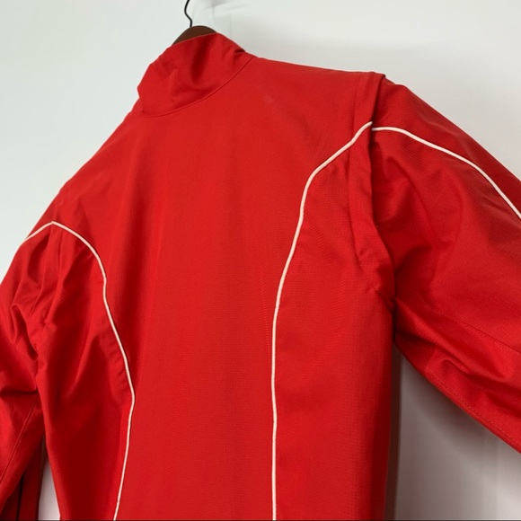 Gore Bike Wear Windstopper Active Shell Red Cyclist Jacket Multi Pocket Sz Small - Picture 8 of 15